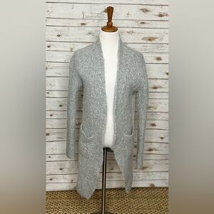 Banana Republic gray alpaca/wool-blend open cardigan sweater Size Small